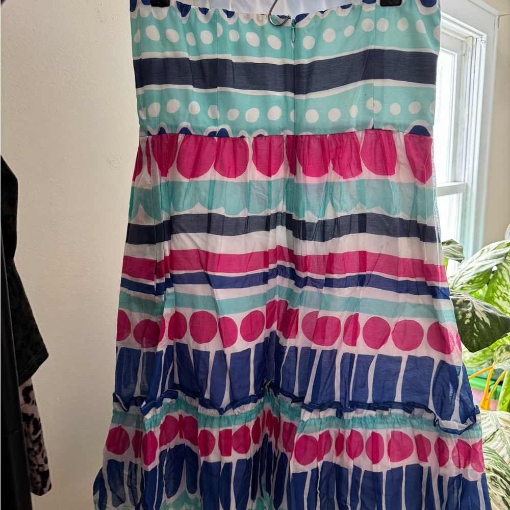 Vineyard Vines Strapless patterned dress - Picture 2 of 3
